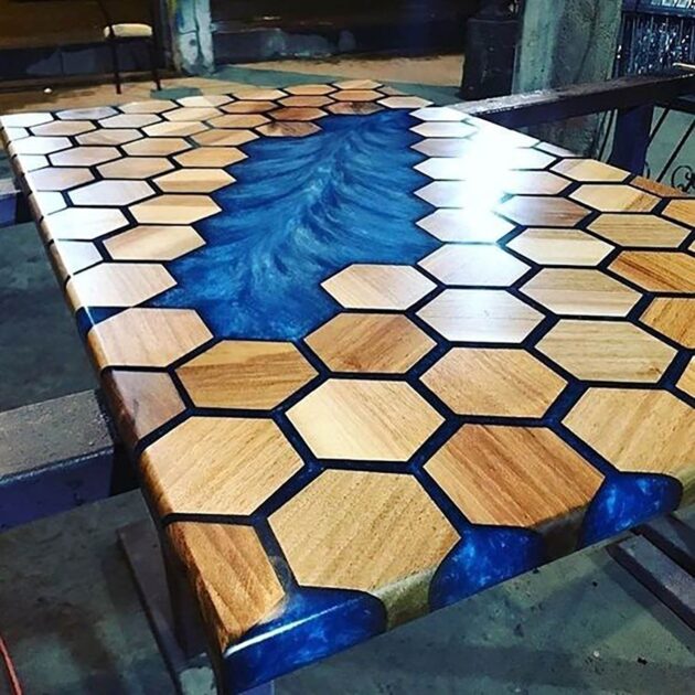 Buy Premium Epoxy Resin Table in BD – Handcrafted Resin Wood Table