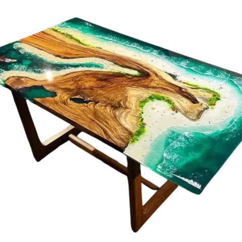 Epoxy Resin Furniture Luxury Ocean Table