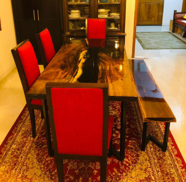 Handcrafted Epoxy Resin Table - Image 2